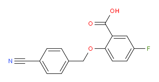2-((4-cyanobenzyl)oxy)-5-fluorobenzoic acid