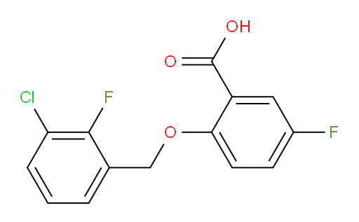 2-((3-chloro-2-fluorobenzyl)oxy)-5-fluorobenzoic acid