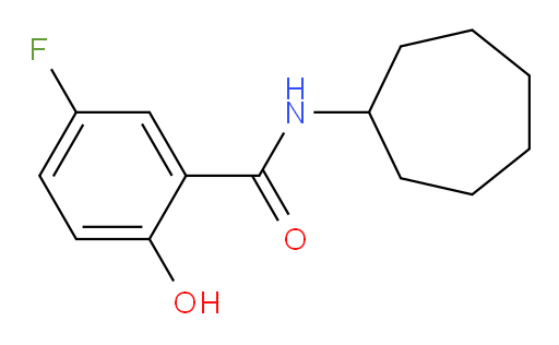N-cycloheptyl-5-fluoro-2-hydroxybenzamide
