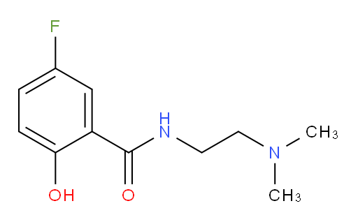 N-(2-(dimethylamino)ethyl)-5-fluoro-2-hydroxybenzamide