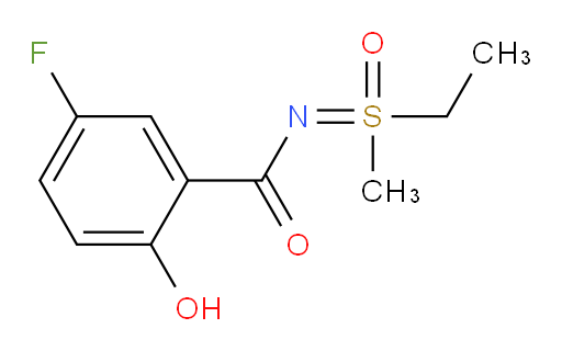 N-(Ethylmethyloxido-thioidene)-5-fluoro-2-hydroxy-benzamide