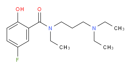 N-(3-(diethylamino)propyl)-N-ethyl-5-fluoro-2-hydroxybenzamide