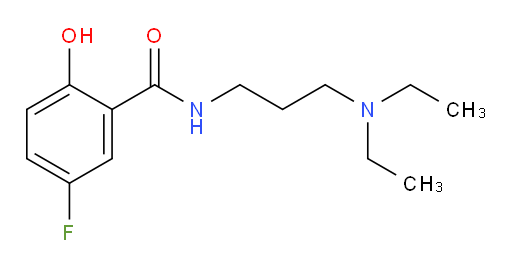 N-(3-(diethylamino)propyl)-5-fluoro-2-hydroxybenzamide