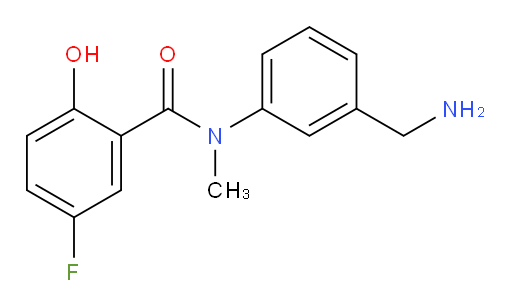 N-(3-(aminomethyl)phenyl)-5-fluoro-2-hydroxy-N-methylbenzamide