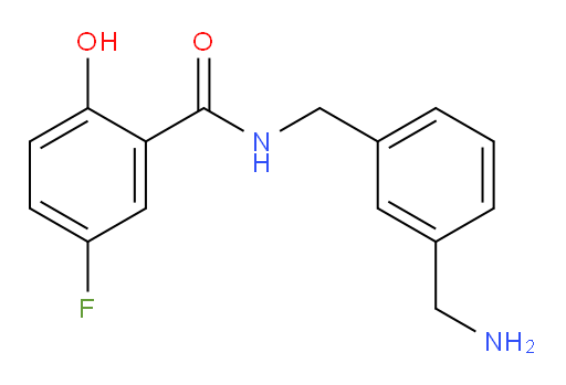 N-(3-(aminomethyl)benzyl)-5-fluoro-2-hydroxybenzamide