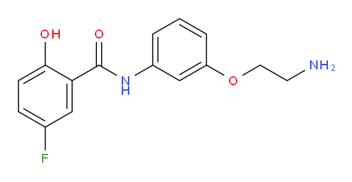 N-(3-(2-aminoethoxy)phenyl)-5-fluoro-2-hydroxybenzamide