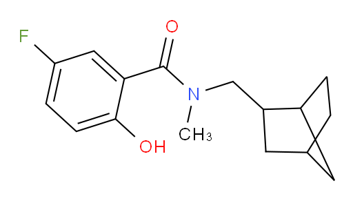 N-(bicyclo[2.2.1]heptan-2-ylmethyl)-5-fluoro-2-hydroxy-N-methylbenzamide