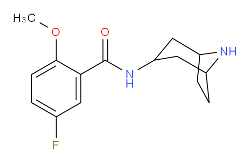 N-(8-azabicyclo[3.2.1]octan-3-yl)-5-fluoro-2-methoxybenzamide