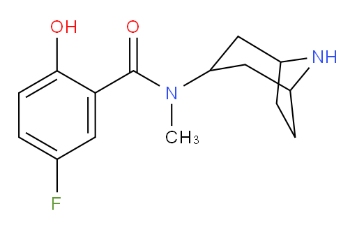 N-(8-azabicyclo[3.2.1]octan-3-yl)-5-fluoro-2-hydroxy-N-methylbenzamide