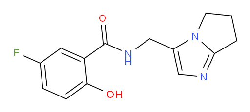 N-((6,7-dihydro-5H-pyrrolo[1,2-a]imidazol-3-yl)methyl)-5-fluoro-2-hydroxybenzamide