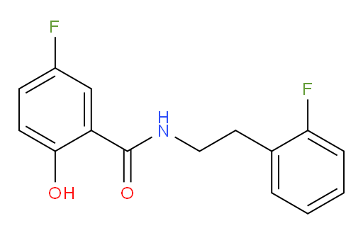 5-fluoro-N-(2-fluorophenethyl)-2-hydroxybenzamide