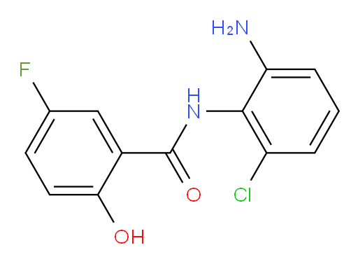 N-(2-amino-6-chlorophenyl)-5-fluoro-2-hydroxybenzamide