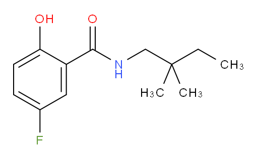N-(2,2-dimethylbutyl)-5-fluoro-2-hydroxybenzamide