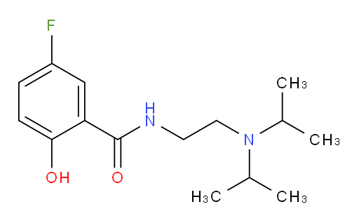 N-(2-(diisopropylamino)ethyl)-5-fluoro-2-hydroxybenzamide
