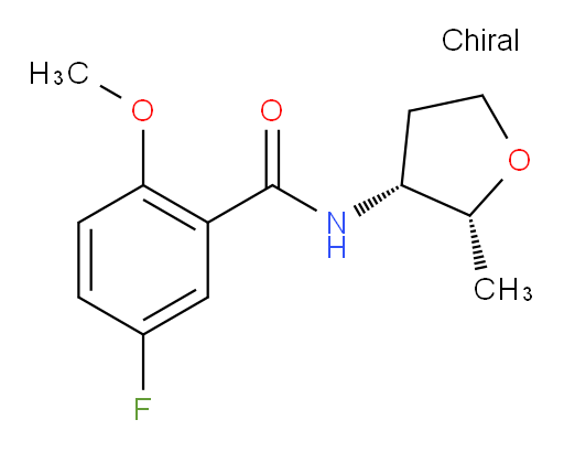 5-fluoro-2-methoxy-N-((2R,3R)-2-methyltetrahydrofuran-3-yl)benzamide