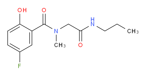 5-fluoro-2-hydroxy-N-methyl-N-(2-oxo-2-(propylamino)ethyl)benzamide