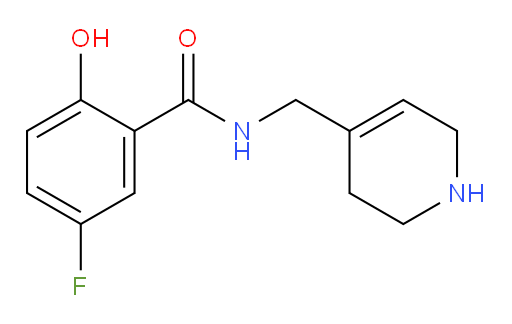 5-fluoro-2-hydroxy-N-((1,2,3,6-tetrahydropyridin-4-yl)methyl)benzamide