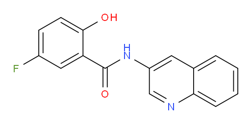 5-fluoro-2-hydroxy-N-(quinolin-3-yl)benzamide