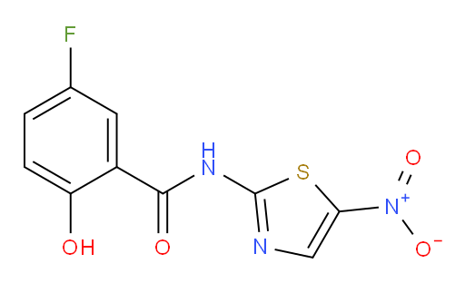 5-fluoro-2-hydroxy-N-(5-nitrothiazol-2-yl)benzamide