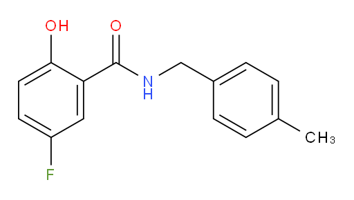 5-fluoro-2-hydroxy-N-(4-methylbenzyl)benzamide