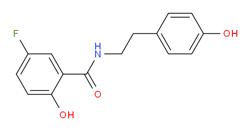 5-fluoro-2-hydroxy-N-(4-hydroxyphenethyl)benzamide