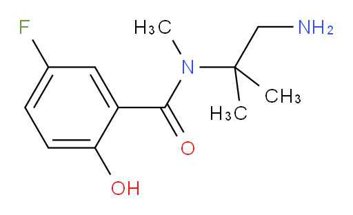 N-(1-amino-2-methylpropan-2-yl)-5-fluoro-2-hydroxy-N-methylbenzamide