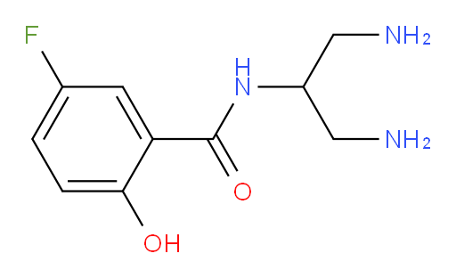 N-(1,3-diaminopropan-2-yl)-5-fluoro-2-hydroxybenzamide