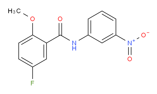5-fluoro-2-methoxy-N-(3-nitrophenyl)benzamide