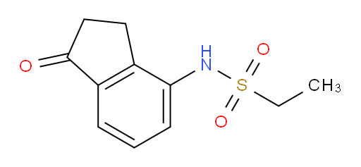 N-(1-oxo-2,3-dihydro-1H-inden-4-yl)ethanesulfonamide