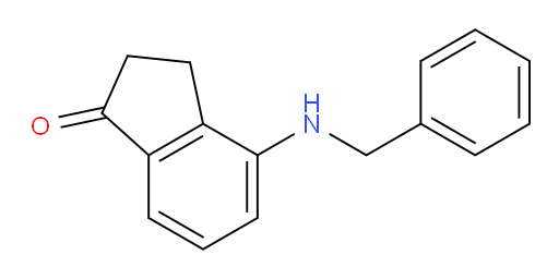 4-(benzylamino)-2,3-dihydro-1H-inden-1-one