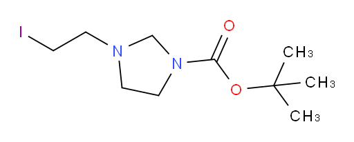 tert-butyl 3-(2-iodoethyl)imidazolidine-1-carboxylate