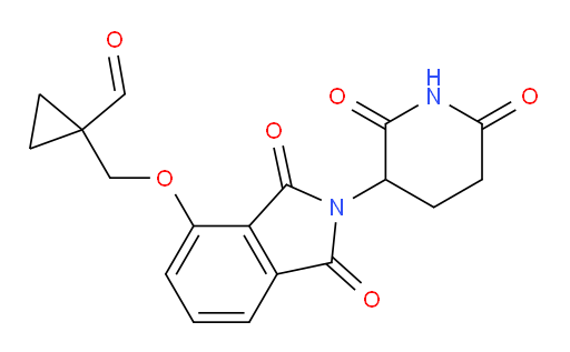 1-(((2-(2,6-dioxopiperidin-3-yl)-1,3-dioxoisoindolin-4-yl)oxy)methyl)cyclopropanecarbaldehyde