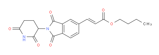 (E)-butyl 3-(2-(2,6-dioxopiperidin-3-yl)-1,3-dioxoisoindolin-5-yl)acrylate