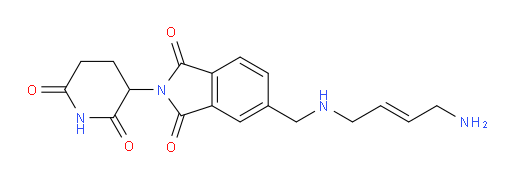 (E)-5-(((4-aminobut-2-en-1-yl)amino)methyl)-2-(2,6-dioxopiperidin-3-yl)isoindoline-1,3-dione