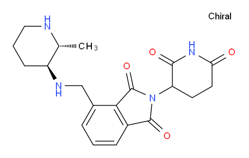 2-(2,6-dioxopiperidin-3-yl)-4-((((2R,3S)-2-methylpiperidin-3-yl)amino)methyl)isoindoline-1,3-dione