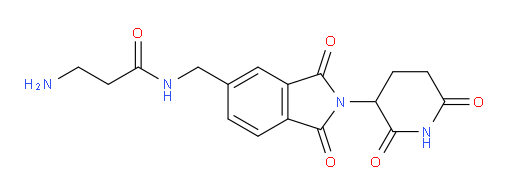 3-amino-N-((2-(2,6-dioxopiperidin-3-yl)-1,3-dioxoisoindolin-5-yl)methyl)propanamide