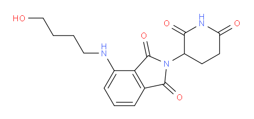 2-(2,6-dioxopiperidin-3-yl)-4-((4-hydroxybutyl)amino)isoindoline-1,3-dione