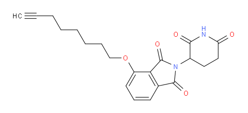 2-(2,6-dioxopiperidin-3-yl)-4-(oct-7-yn-1-yloxy)isoindoline-1,3-dione