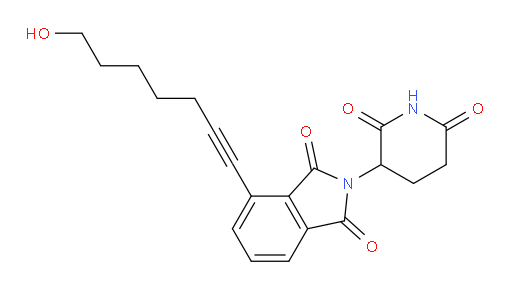 2-(2,6-dioxopiperidin-3-yl)-4-(7-hydroxyhept-1-yn-1-yl)isoindoline-1,3-dione