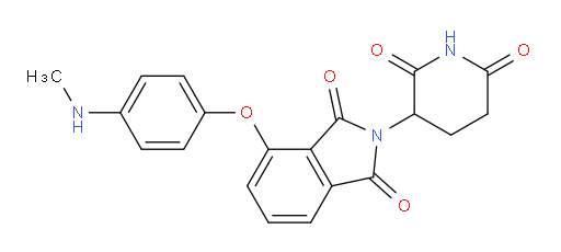 2-(2,6-dioxopiperidin-3-yl)-4-(4-(methylamino)phenoxy)isoindoline-1,3-dione
