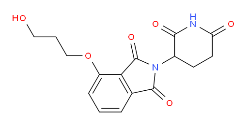 2-(2,6-dioxopiperidin-3-yl)-4-(3-hydroxypropoxy)isoindoline-1,3-dione