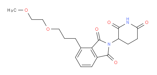 2-(2,6-dioxopiperidin-3-yl)-4-(3-(2-methoxyethoxy)propyl)isoindoline-1,3-dione