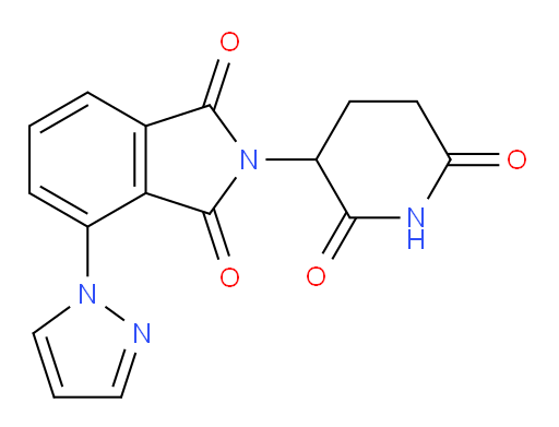 2-(2,6-dioxopiperidin-3-yl)-4-(1H-pyrazol-1-yl)isoindoline-1,3-dione