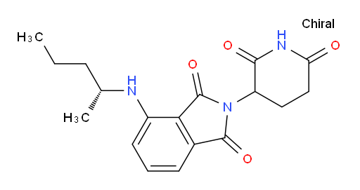 2-(2,6-dioxopiperidin-3-yl)-4-((R)-pentan-2-ylamino)isoindoline-1,3-dione