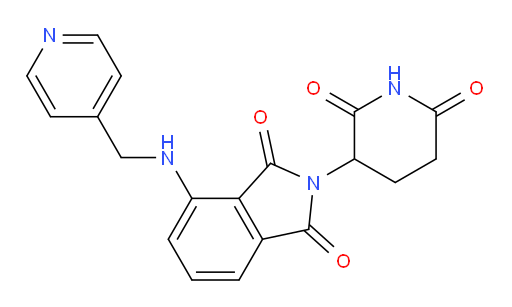 2-(2,6-dioxopiperidin-3-yl)-4-((pyridin-4-ylmethyl)amino)isoindoline-1,3-dione