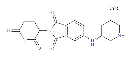 2-(2,6-dioxopiperidin-3-yl)-5-((R)-piperidin-3-ylamino)isoindoline-1,3-dione