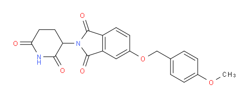 2-(2,6-dioxopiperidin-3-yl)-5-((4-methoxybenzyl)oxy)isoindoline-1,3-dione