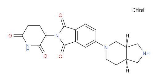 2-(2,6-dioxopiperidin-3-yl)-5-((3aR,7aS)-hexahydro-1H-pyrrolo[3,4-c]pyridin-5(6H)-yl)isoindoline-1,3-dione