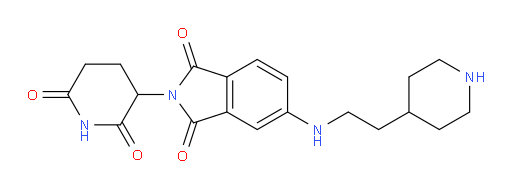 2-(2,6-dioxopiperidin-3-yl)-5-((2-(piperidin-4-yl)ethyl)amino)isoindoline-1,3-dione