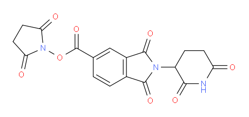 2,5-dioxopyrrolidin-1-yl 2-(2,6-dioxopiperidin-3-yl)-1,3-dioxoisoindoline-5-carboxylate